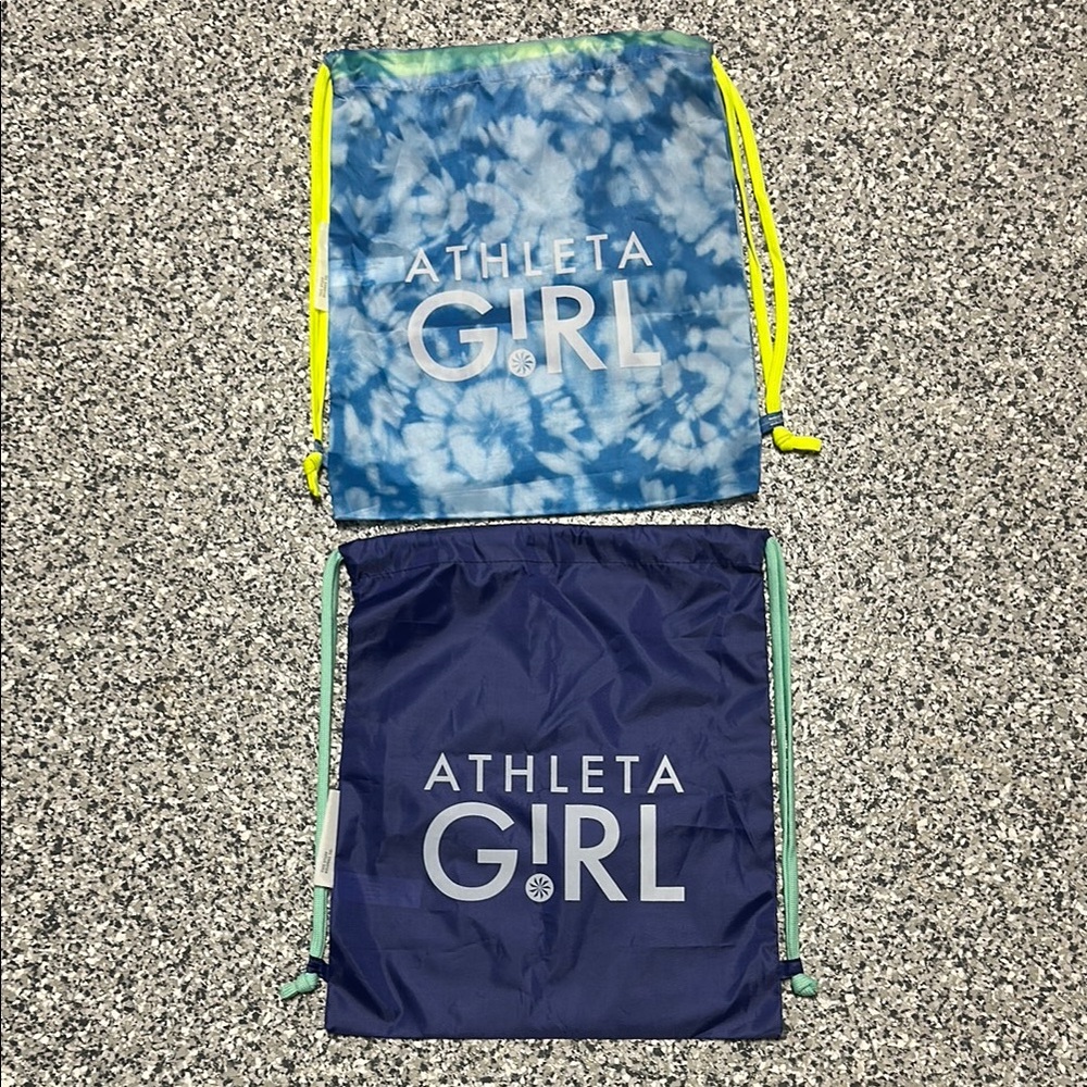 4/$10 Athleta Girl Drawstring Bags